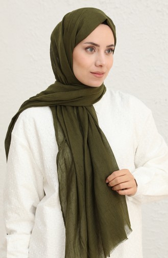 Bambu Kraş Şal 1095-06 Haki