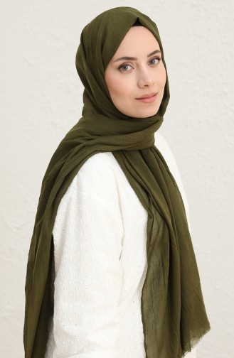 Bambu Kraş Şal 1095-06 Haki