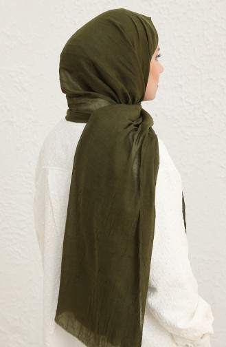 Bambu Kraş Şal 1095-06 Haki