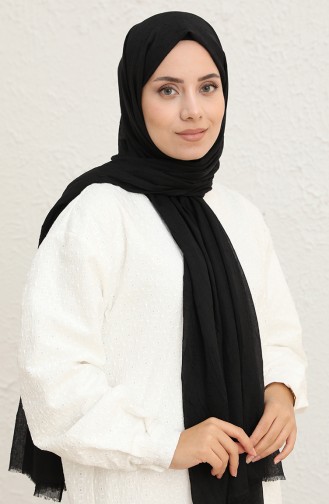 Bambu Kraş Şal 1095-24 Siyah