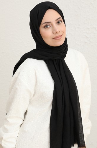 Bambu Kraş Şal 1095-24 Siyah