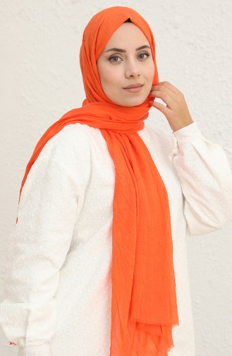 Bambu Kraş Şal 1095-26 Turuncu