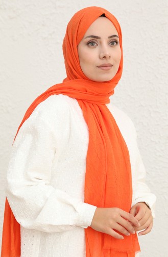 Bambu Kraş Şal 1095-26 Turuncu