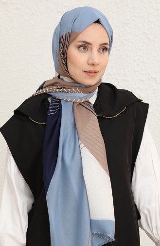 Navy Blue Shawl 1097-11