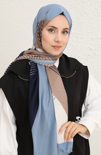 Navy Blue Shawl 1097-11