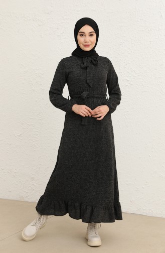 Black İslamitische Jurk 0801-01