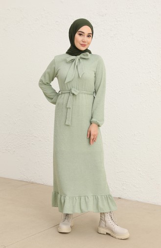 Mint green İslamitische Jurk 0801-05