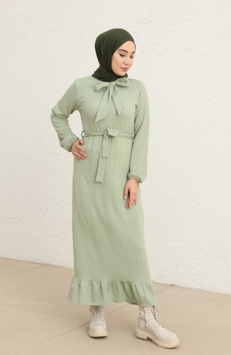 Robe Hijab Vert menthe 0801-05