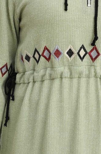 Minzengrün Hijab Kleider 0803-03