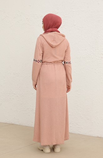 Powder Hijab Dress 0803-04