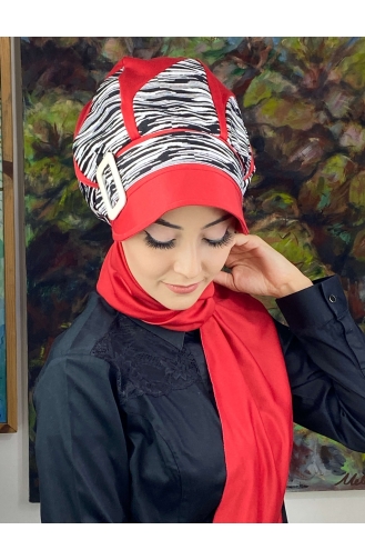 Turban Pret-a-Porter Rouge 64EYL22ŞPK-05