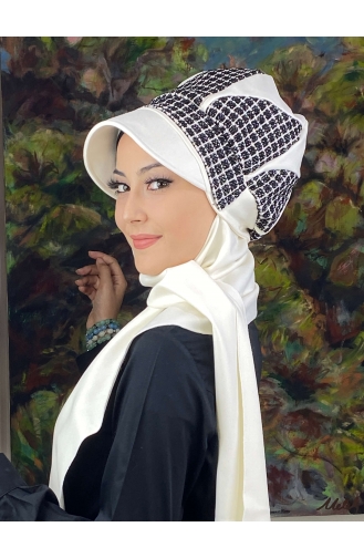 Turban Pret-a-Porter Blanc 14EYL22ŞPK-01