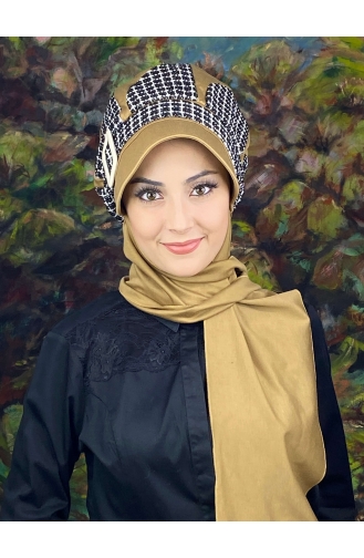 Maroon Ready to wear Turban 14EYL22ŞPK-03