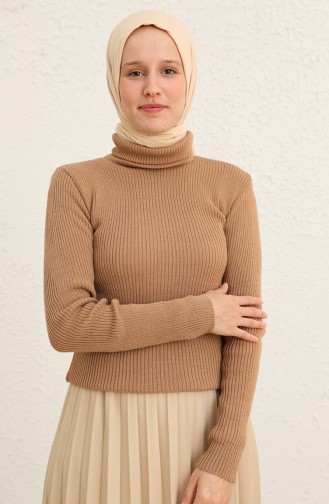 Triko Fitilli Kazak 55531-04 Camel
