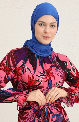 Lila Hijab Kleider 60296-01