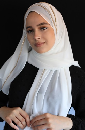 Habillé Hijab Blanc 8419633-01