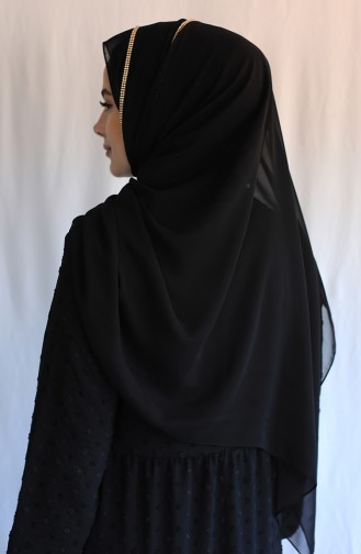 فساتين سهرة بتصميم اسلامي أسود 8419634-01