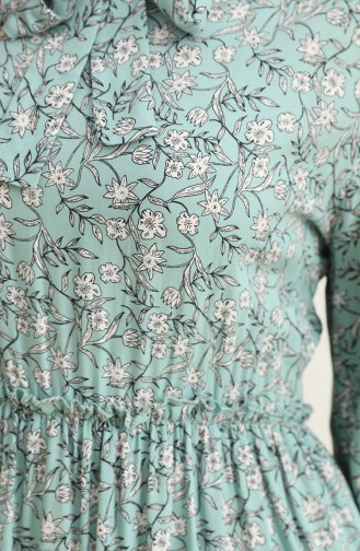 Green Almond Hijab Dress 60285-01