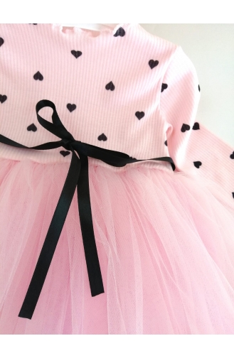 Robe Enfant Rose 0085-03