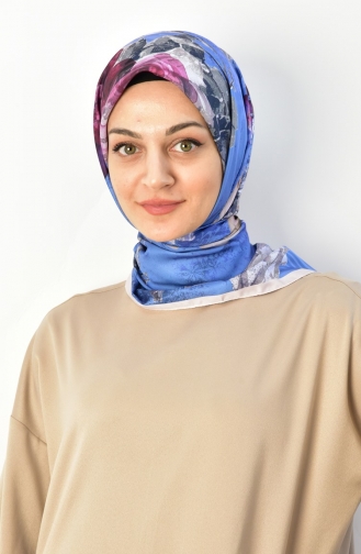 Blau Kopftuch 000026-09
