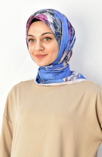 Blau Kopftuch 000026-09