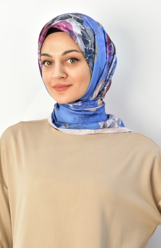 Blau Kopftuch 000026-09