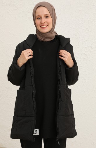 معطف طويل أسود 1835-01