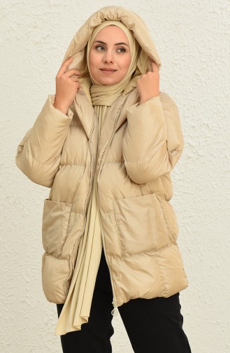 Beige Winter Coat 2014-03