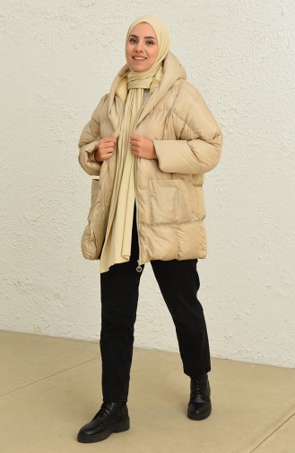 Beige Winter Coat 2014-03