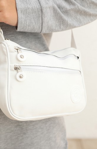 White Shoulder Bags 1743-02