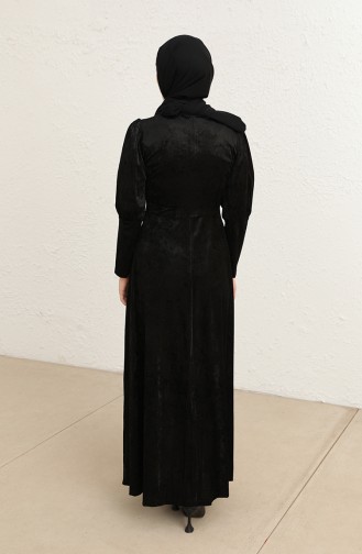 Habillé Hijab Noir 60284-01