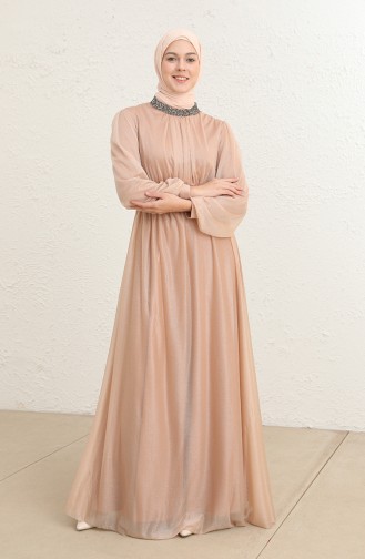 Habillé Hijab Saumon 5501-26