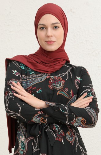 Grün Hijab Kleider 60289-01