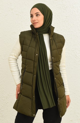 Khaki Gilet 2022-06