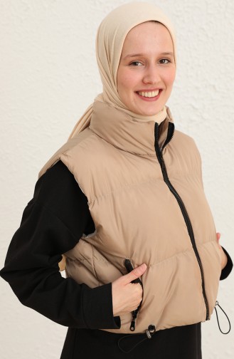 Beige Gilet 5000-03