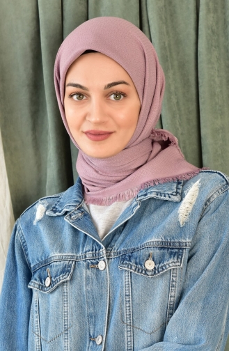 Hint Kaşmiri Zincir Desen Eşarp 000029-18 Pudra