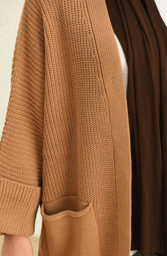 Beige-Rose Strickjacke 0547-05