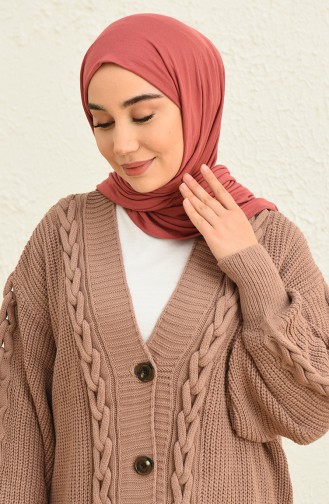 Trikot geknöpfte Strickjacke 0548-03 Rosa 0548-03