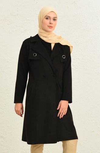 Black Trench Coats Models 8002-02