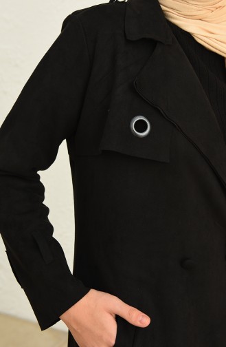 Black Trench Coats Models 8002-02