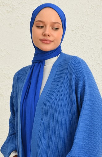 Trikot lange Strickjacke mit Taschendetail 0549-04 Sax 0549-04