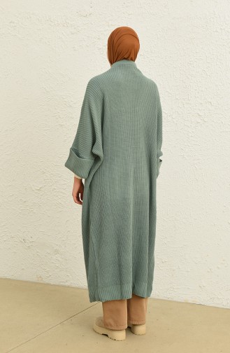 Knitwear Long Cardigan 0549-05 Mint Green 0549-05