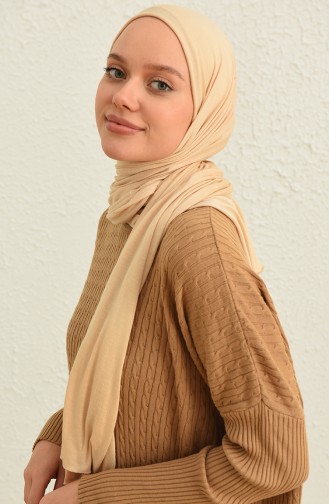 Milk Coffee Hijab Dress 3312-10