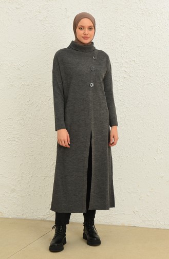 Triko Simli Uzun Tunik 3303-04 Antrasit