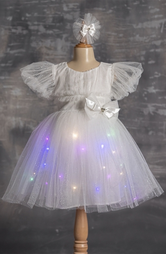 White Kinderjurk 2337BLN-02