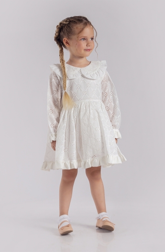 Robe Bébé et Enfant Blanc 221167-01