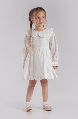 Robe Bébé et Enfant Blanc 221167-01