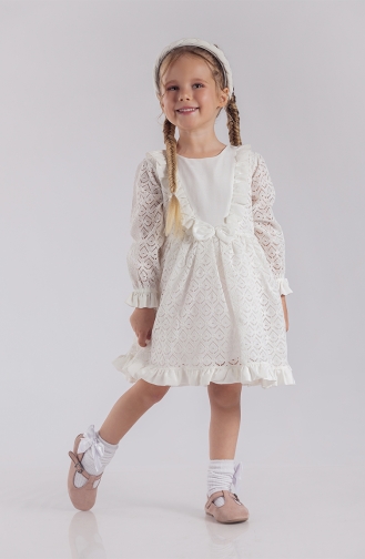 Robe Bébé et Enfant Blanc 208879-01