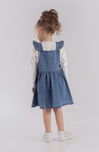 Robe Bébé et Enfant Bleu 218813AYCK-01