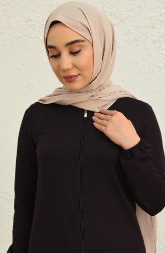 Abayas Couleur Aubergine 1011-11